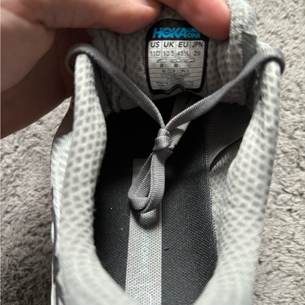 Hoka One One Men's Gray Athletic Shoes - Picture 6 of 6